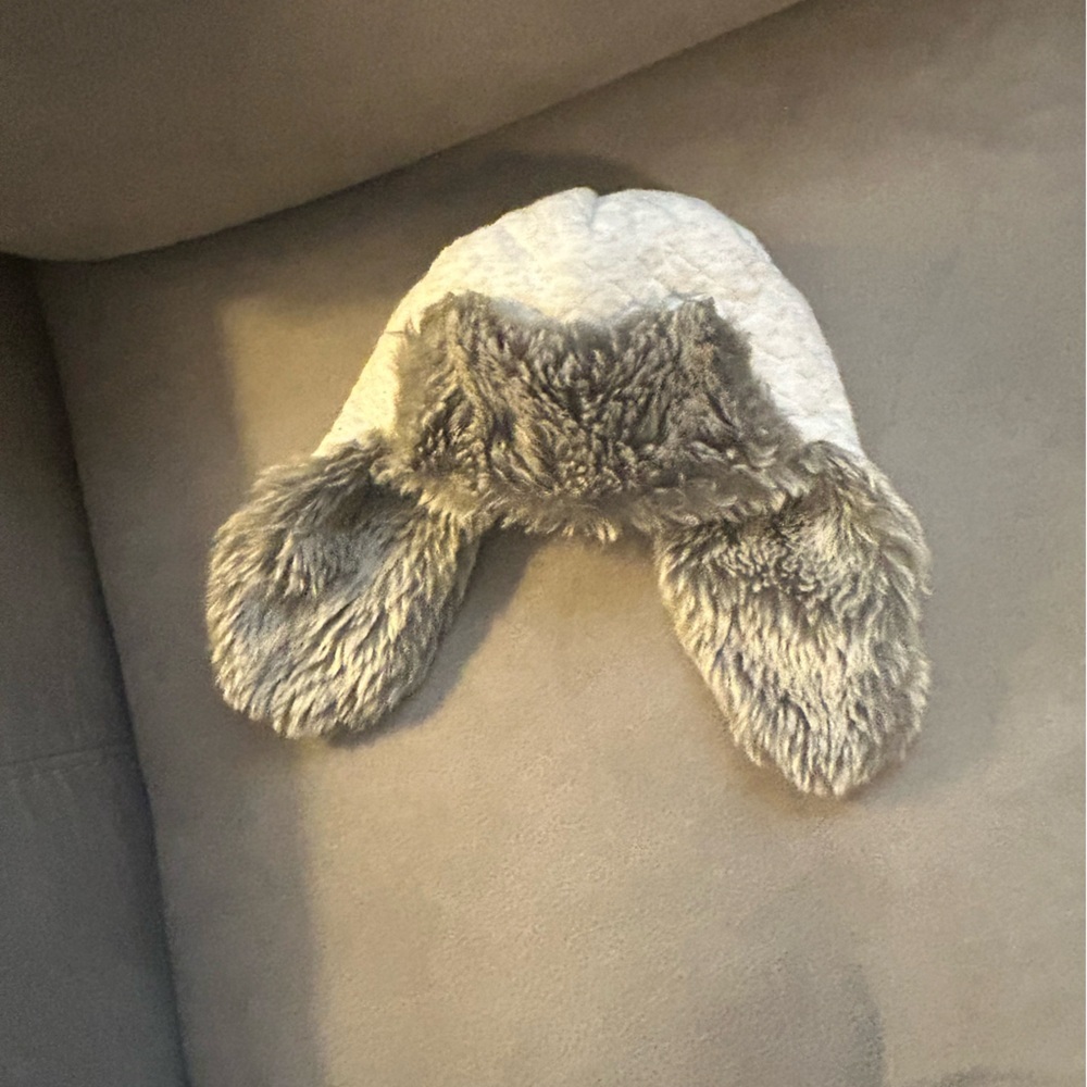 Sale $10 2for $15 Baby Boys Robeez Faux Fur Navy Quilted Trapper Flap Hat 0-12 M